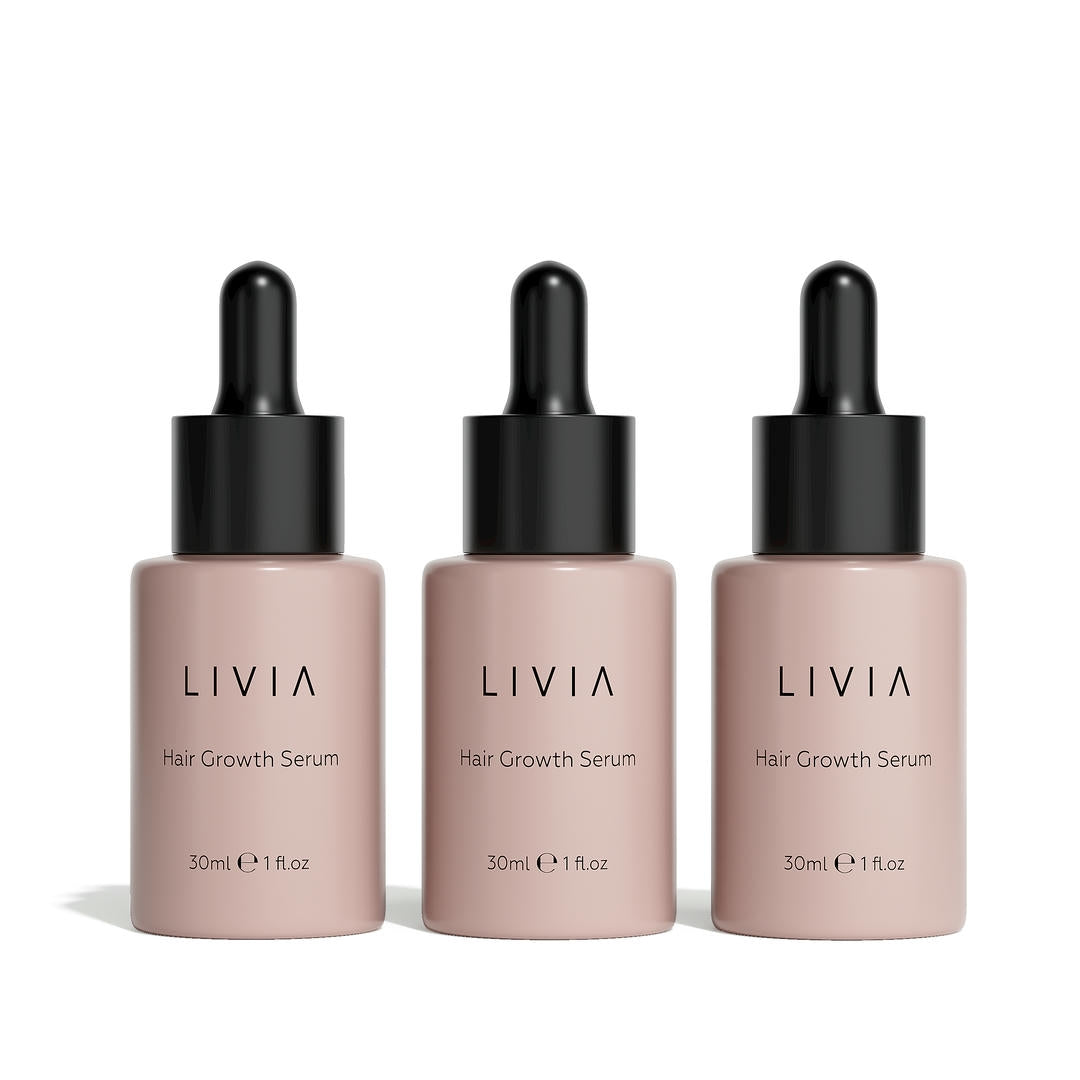 Livia Hairgrowth Serum Trio